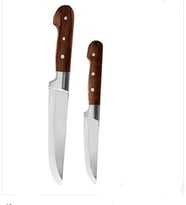 Karadeniz Laz Reis Kasap Mutfak Kesim Bıçağı İkili Set 26cm+30 cm