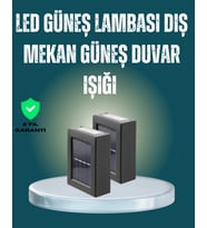 Suya Dayanıklı Güneş Enerjili Bahçe Lambası
