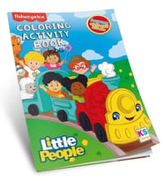 FP Little People Coloring Activity Book Jobs