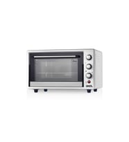 AF955ELF 50 Lt Gri Emaye Midi Fırın, İç Aydınlatmalı, Turbo Fanlı, Zaman Ayarlı, 2 Tepsi, 1 Tel Izgara