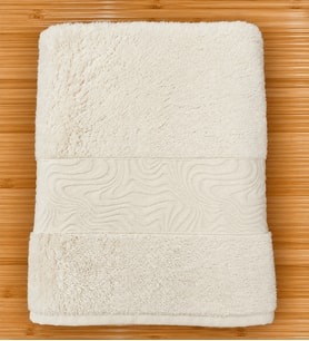 Jakar Bordürlü Bambu Banyo & Vücut Havlusu 70 x 140