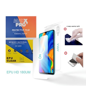 Samsung Galaxy S25 ULTRA NANO Ön Ekran + Full Arka Kaplama SET Esnek ULTRA İnce - MAXXPRO - EPU HD