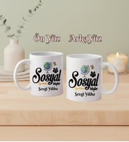 Kişiye Özel Sosyal Bilgiler Öğretmeni Kupa Bardak