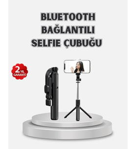 Northcity Kablosuz Bluetooth Selfie Çubuğu – 360° Dönebilir, Taşınabilir ve Şık Tasarım