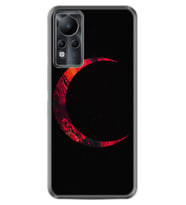 INFINIX Note 11 Pro Note 10 Hot 9 Play Kılıf Desemli Silikon Red Moons 1747