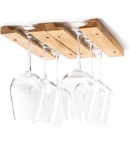 5025 Wine cam Wood çatı, Under dolap askısı Holder Storage Organizer