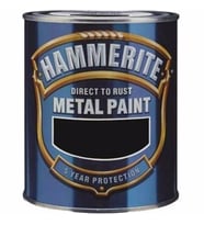 HAMMERİTE METAL BOYASI DÜZ SİYAH 0,75 LT