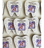 Lavinta54 Kişiye Özel Ahşap Diş Magneti