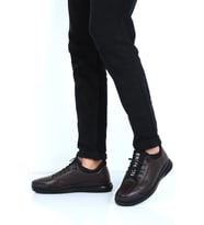Tardelli 3747 Kahve Kauçuk Deri Erkek Casual Ayakkabı (Kahverengi)
