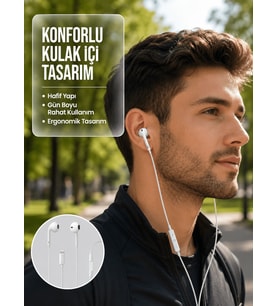 Uzaktan Kumandalı Mikrofonlu Mükemmel Ses Deneyimi Kulaklık Yeni Nesil