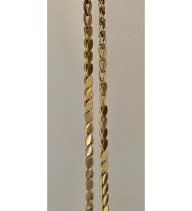 Çelik Arpa Zincir Bileklik [23cm]