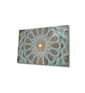 Miyrem Glasses Collection -A1^#  Dini Islami Motif Cam Tablo (Çok Renkli)