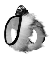Üç Kilitli Peluş Kedi Köpek Göğüs Tasması 32-40 cm Medium Kırçıl