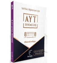 Karekök Yayınları Karekök Yayınları Ayt Sayısal Özel 8 Li Paket Deneme (Çok Renkli)