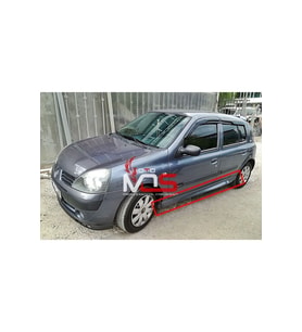 RENAULT CLİO 2 Uyumlu MARŞPİYEL SAĞ SOL TAKIM FİBERGLASS BOYASIZ