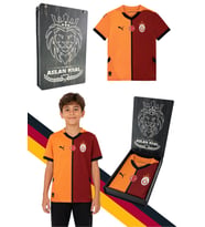 GALATASARAY Home Jersey Replica J Kırmızı Unisex Çocuk Forma Lazer Kutu Hediyeli