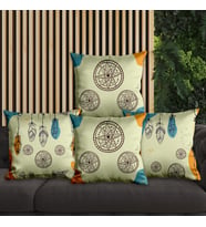eJOYA Düşkapanı Tasarımlı 4'lü Yastık İçi Ve Kırlent Kılıfı 45cm 113653