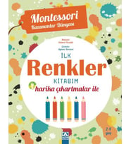 Montessori Kazanımlar Dünyası - İlk Renkler Kitabım (2-4 yaş)