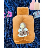 Ramazan Özel Sevgili Taba Kadın Sıcak Su Torbalı Peluş Ayıcıklı Ayak Isıtıcı 2 Litre