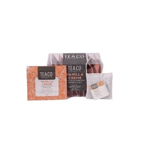 Tea Co. VANILLA CREME - KIZILCIK VE VANİLYALI ROYBOS ÇAYI MÜSLİN ÇAY POŞETİ