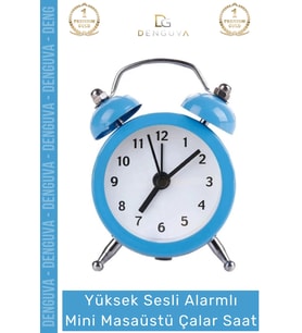 #ÇalarSaat Sessiz Akar Saniye Masaüstü Komodin Ofis Mutfak Salon Hediye Analog Dekoratif Çalar Saat