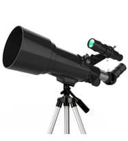 400 x 70 Mm Açıklıklı Refrakter Teleskoplar 15x - 150x Telefon Adaptörlü Reflex