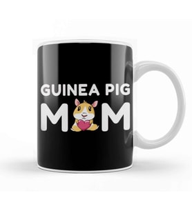 Guinea Pig Mom Cavy Mother Kupa Bardak Porselen