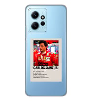 Redmi Note 12 4G Uyumlu Carlos Sainz Desenli Şeffaf Telefon Kılıfı