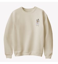 Kişiye Özel Fotoğraf Nakışlı Sweatshirt - Tarzınızı Özelleştirin! (Krem)