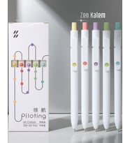 Piloting Jel Kalem Mavi Mürekkepli 5'li Set-ZEN