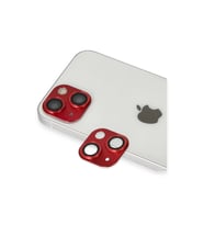 İphone 13 Pers Alüminyum Kamera Lens - Kırmızı