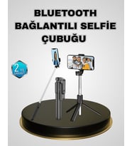 Selfie Çubuğu – Kablosuz, Hafif Yüksek Çözünürlüklü Çekim İçin