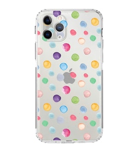 PrintiFy iPhone 11 Pro ile Uyumlu Water Color 6  Kamera Korumalı Şeffaf  Kılıf