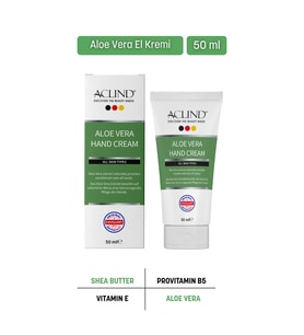 ACLIND® ALOE VERA 50 ml Onarıcı El Kremi