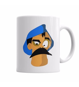 Seu Madruga  Kupa Bardak Porselen