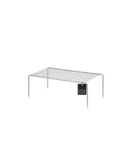 Gümüş Çok Amaçlı Dolap İçi Düzenleyici Tel Raf, Fincan Tabak Kase Organizer - Metal Paslanmaz
