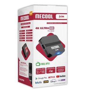 RİOSAT MECOOL SLİM 2GB RAM 16GB HAFIZA 4K ULTRA HD 2.4GHZ WİFİ ANDROİD TV BOX