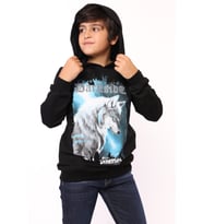 Toontoy Erkek Çocuk Baskılı Sweatshirt (Siyah)