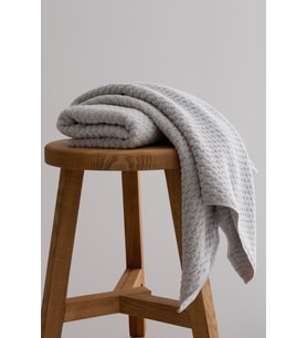 Koza Home Ivory Gri Kabartma Dokulu Mikro Fiber %100 Pamuk 2Li El Yüz Havlusu Seti 50 X 90 - 50 X 90 1120A