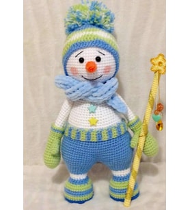 Kardan Adam Amigurumi Organik Oyuncak