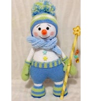 Kardan Adam Amigurumi Organik Oyuncak