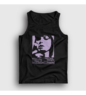 Presmono Unisex Siyah Midnights Taylor Swift Atlet 443568tt