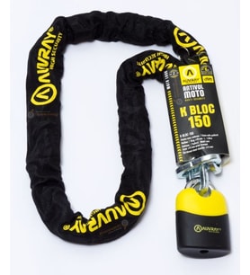 Motorsiklet Zincir Kilidi Auvray K-Bloc 150 Zincir Kilit 150 CM Supermoto