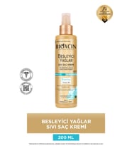 Bioxcin Besleyici Yağlar Sıvı Saç Kremi 200 ml - Sülfatsız. Kuru Ve Yıpranmış Saçlar Saç Dökülme Kar