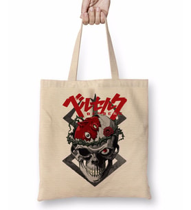 Berserk Skull Bez Çanta Uzun Saplı