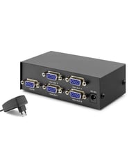 Vga Splitter 1 In 4 Out 200 Mhz - Siyah HDX1278