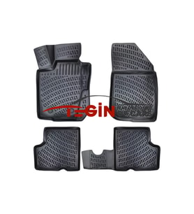 Dacia Duster 4x4 2012 3D Havuzlu Paspas Siyah