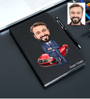 Kişiye Özel Araba Tasarımlı Karikatür Defter Ve Kalem Seti 51