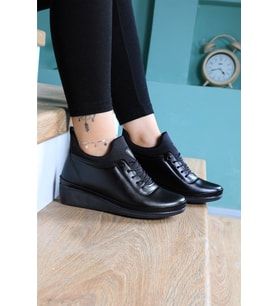 Trendyshose 05195 Rahat Anatomic Anne Bot (Siyah)