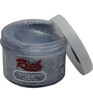 Rich Glitter (Simli) Rölyef Pasta 150 cc. GÜMÜŞ 